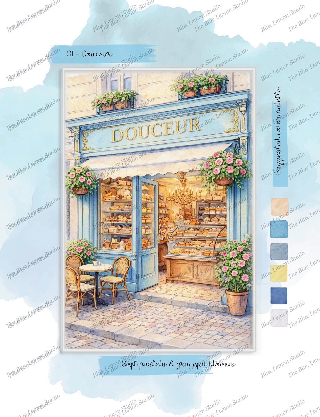 Parisian Patisseries Collection — color reference
