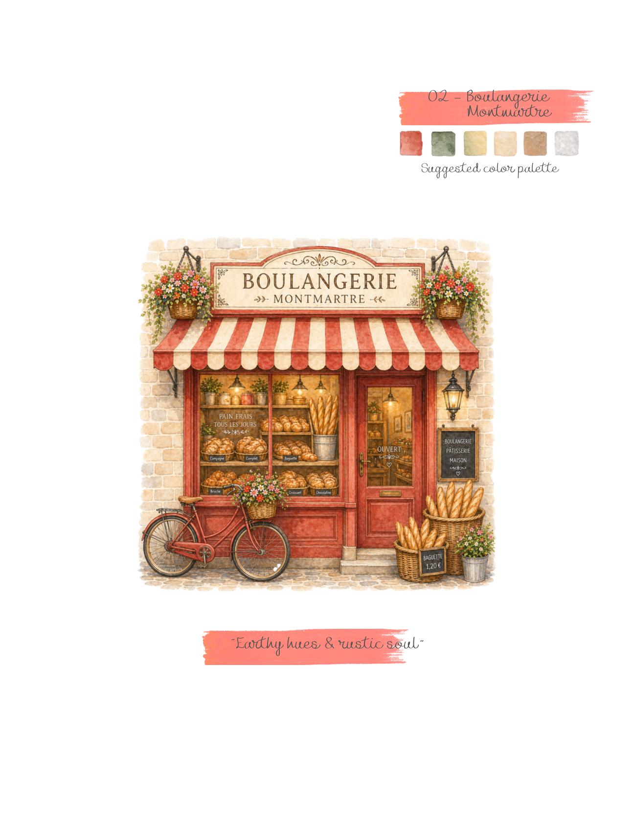 Colección Pastelerías Parisinas — Referencia de color