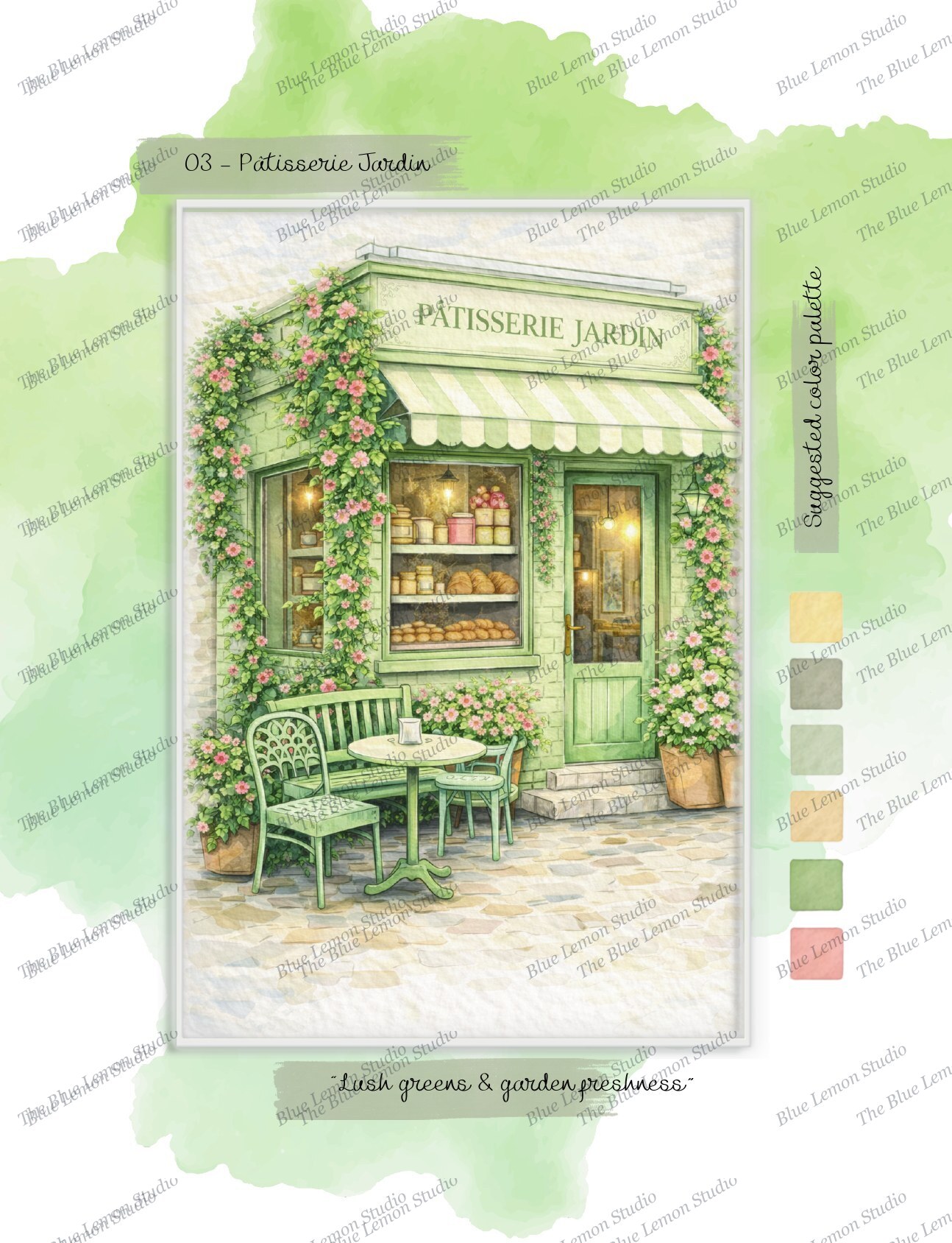 Parisian Patisseries Collection — color reference