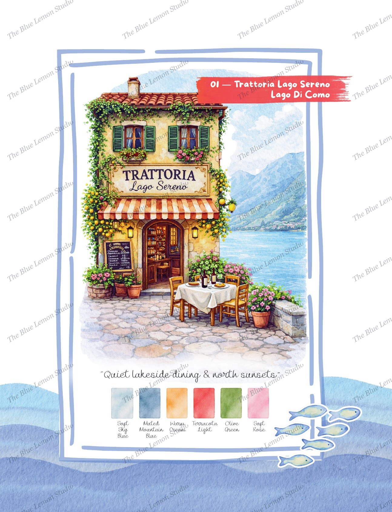 Colección Trattorias Italianas — Referencia de color