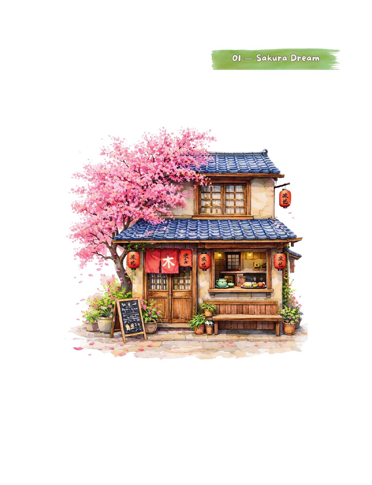 Colección Casas de Té Japonesas — Referencia de color