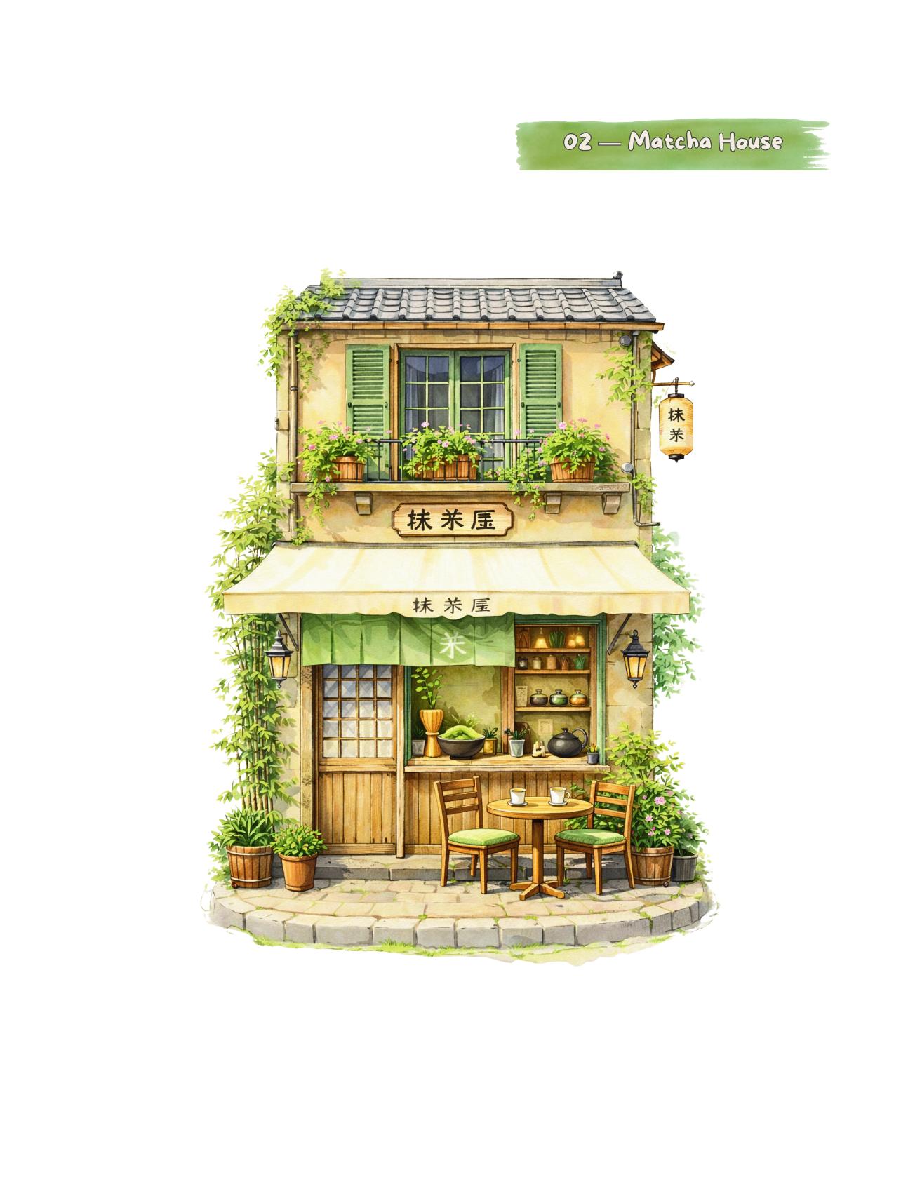 Colección Casas de Té Japonesas — Referencia de color