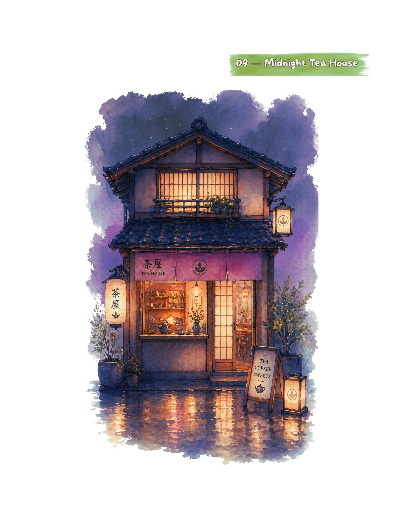 Colección Casas de Té Japonesas — Referencia de color