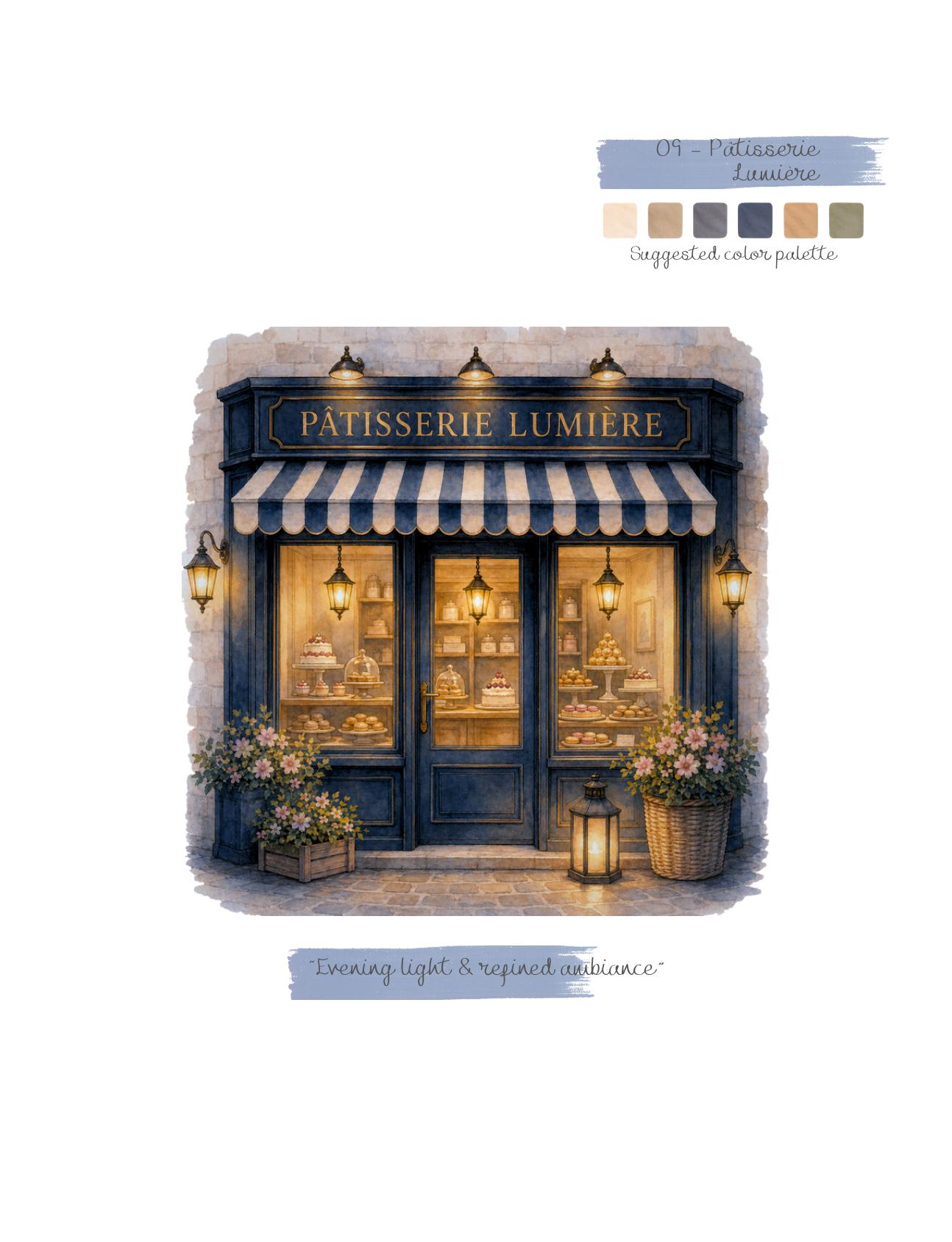 Parisian Patisseries Collection — Color reference